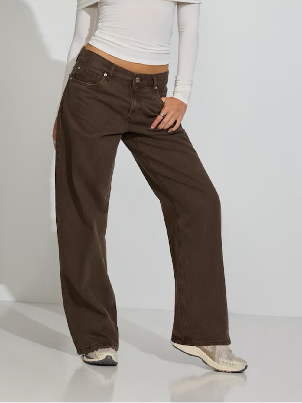 Garage low rise baggy denim